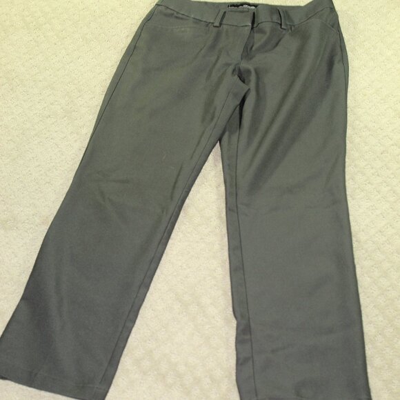 Oobe Women's Chino Low Rise Straight Leg Pant Grey Sz 6(30) X31" - Picture 1 of 6